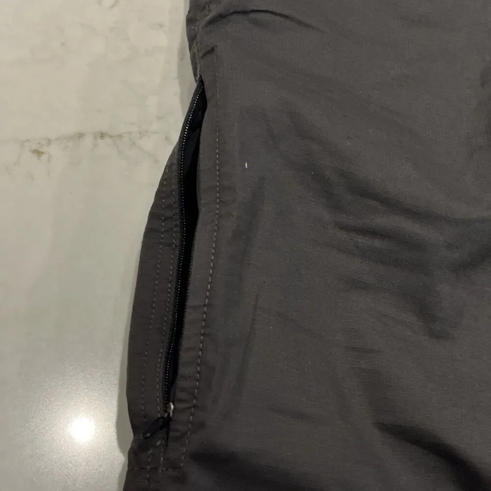 Prana NEW Mens 32‎ x32 Double Peak Hiking Pant Gray Ripstop Standard Tapered Leg